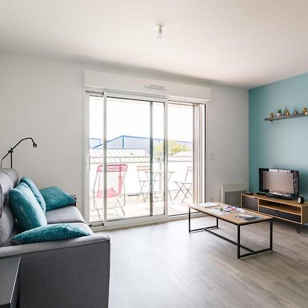 L'Ecume - Studio Moderne Avec Grand Balcon Et Place De Parking Lägenhet Dinard Exteriör bild