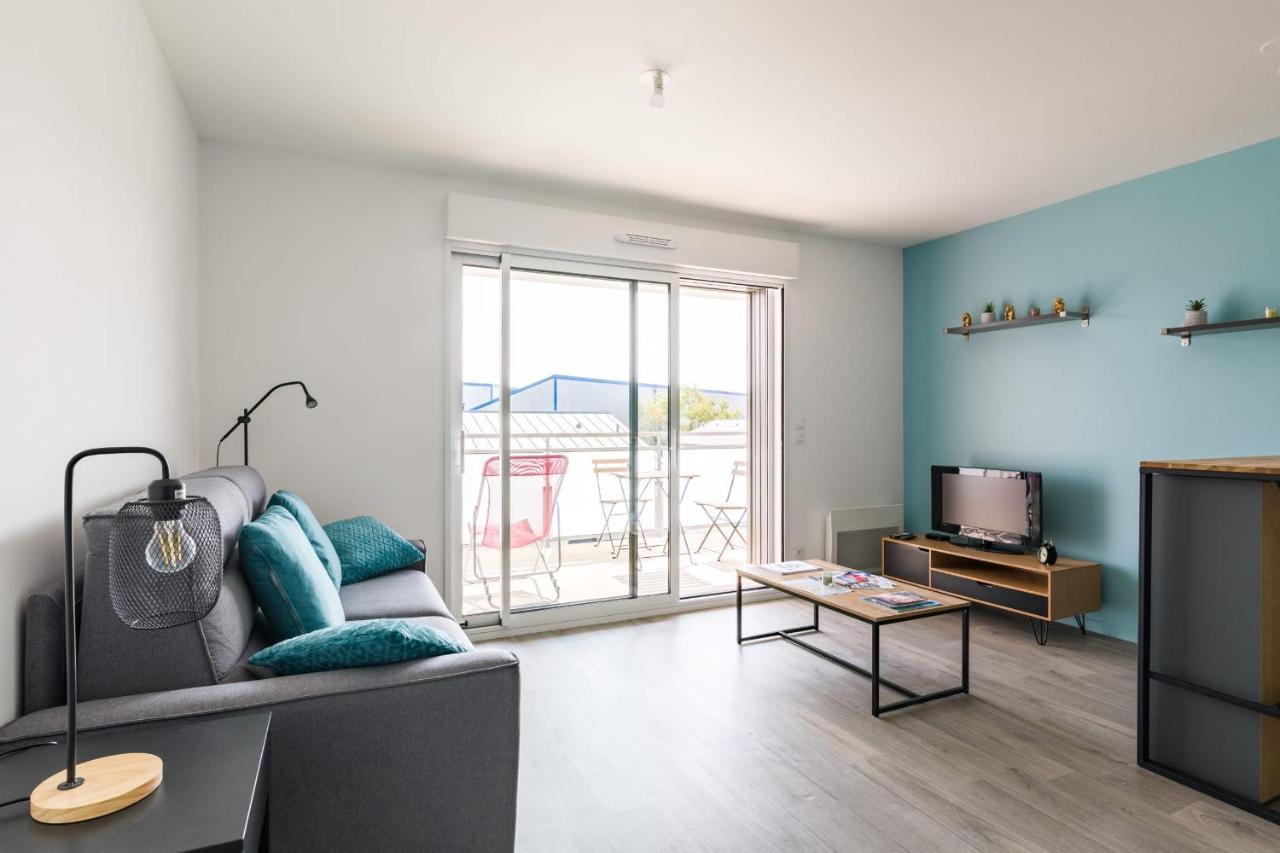 L'Ecume - Studio Moderne Avec Grand Balcon Et Place De Parking Lägenhet Dinard Exteriör bild